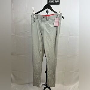 NWT Redvanly Kent Pull On Golf Pants Men’s Size Small Gray